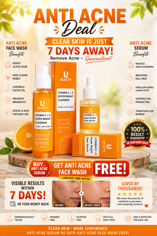 ANTI ACNE SERUM (WITH FREE ACNE FACEWASH )