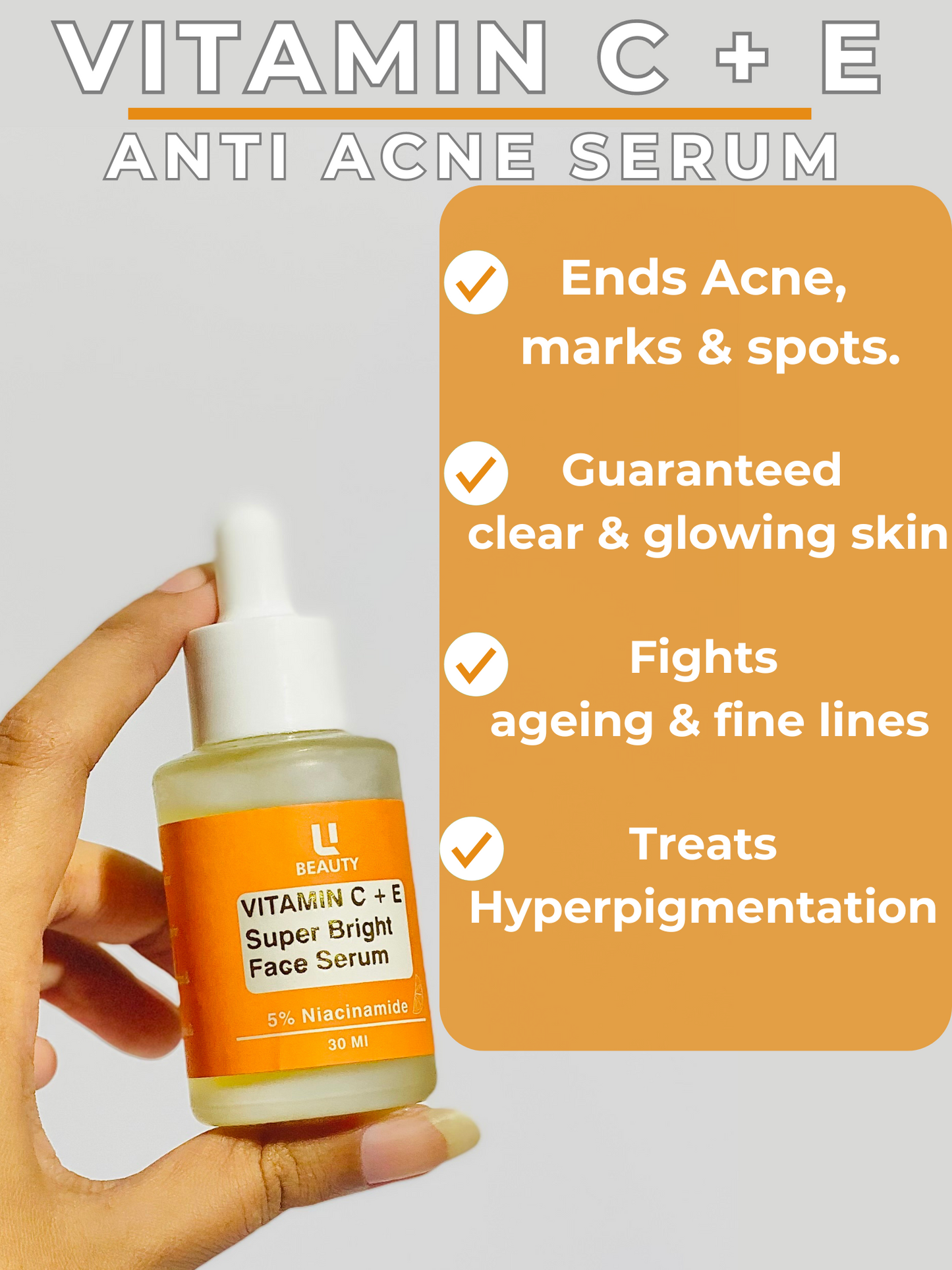ANTI ACNE SERUM (WITH FREE ACNE FACEWASH )
