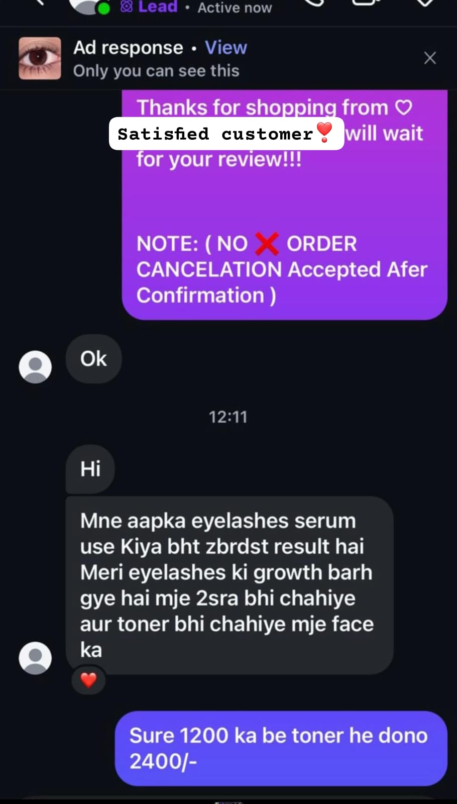 EYELASHES GROWTH SERUM (FREE EYE BROWS GROWTH SERUM)