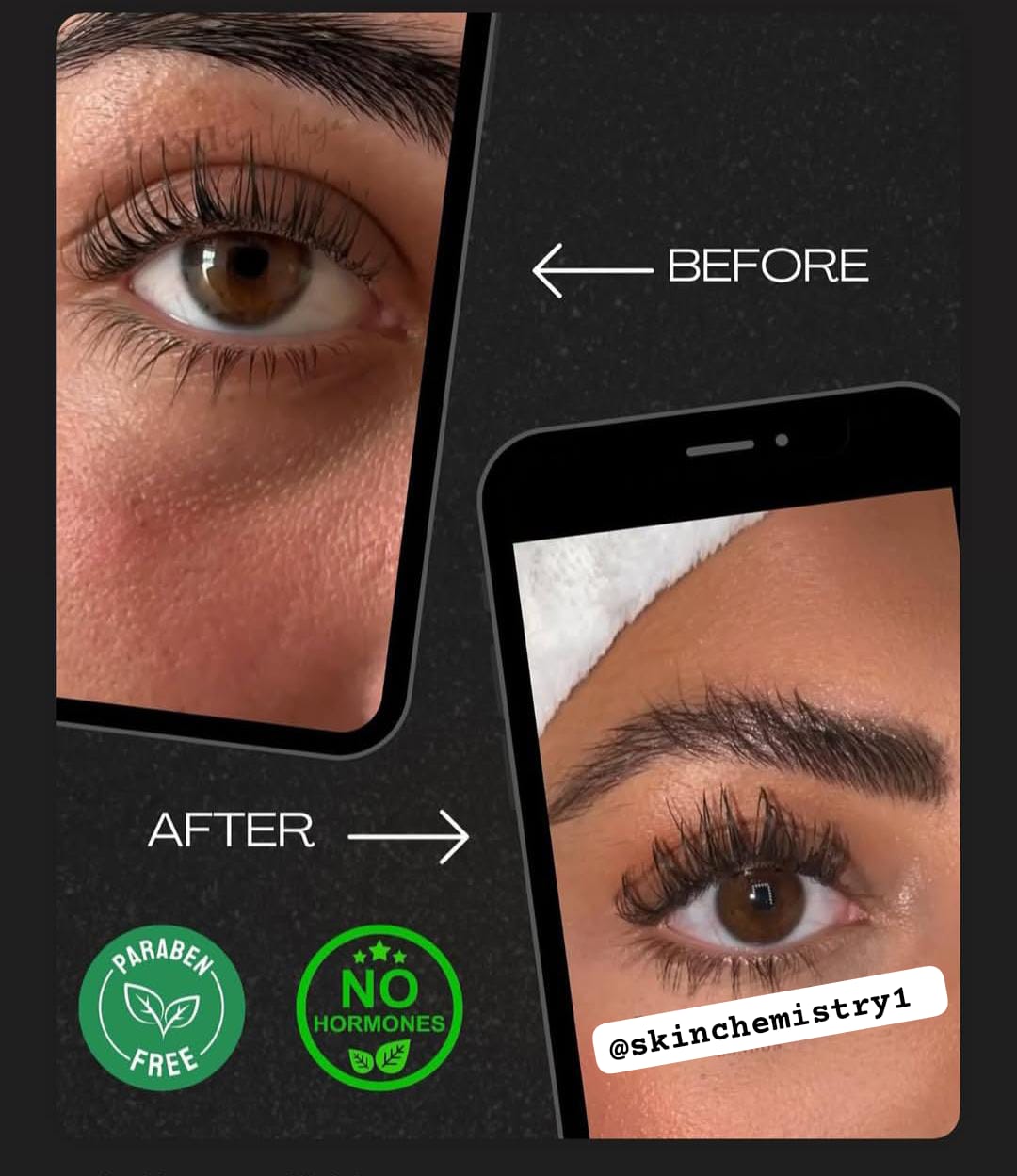 EYELASHES GROWTH SERUM (FREE EYE BROWS GROWTH SERUM)